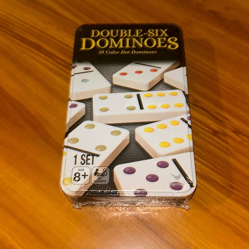 Double Six Dominoes Set